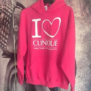 Clinique Vibrant Pink Sweatshirt